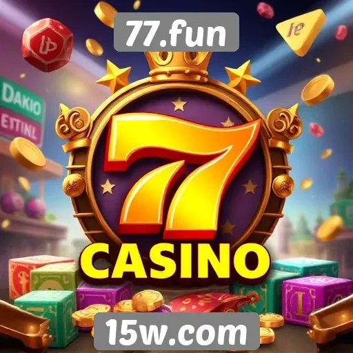 Jogos de cassino online são destaque no 77.fun